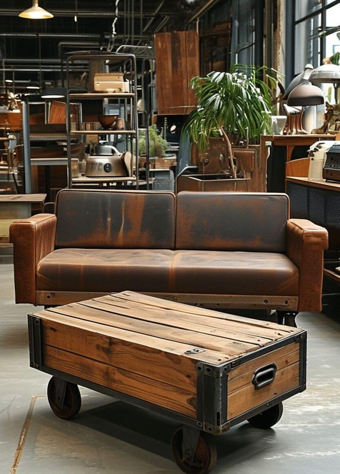 View of 35 Industrial Living Room Ideas to Elevate Your Home's Style (2024)