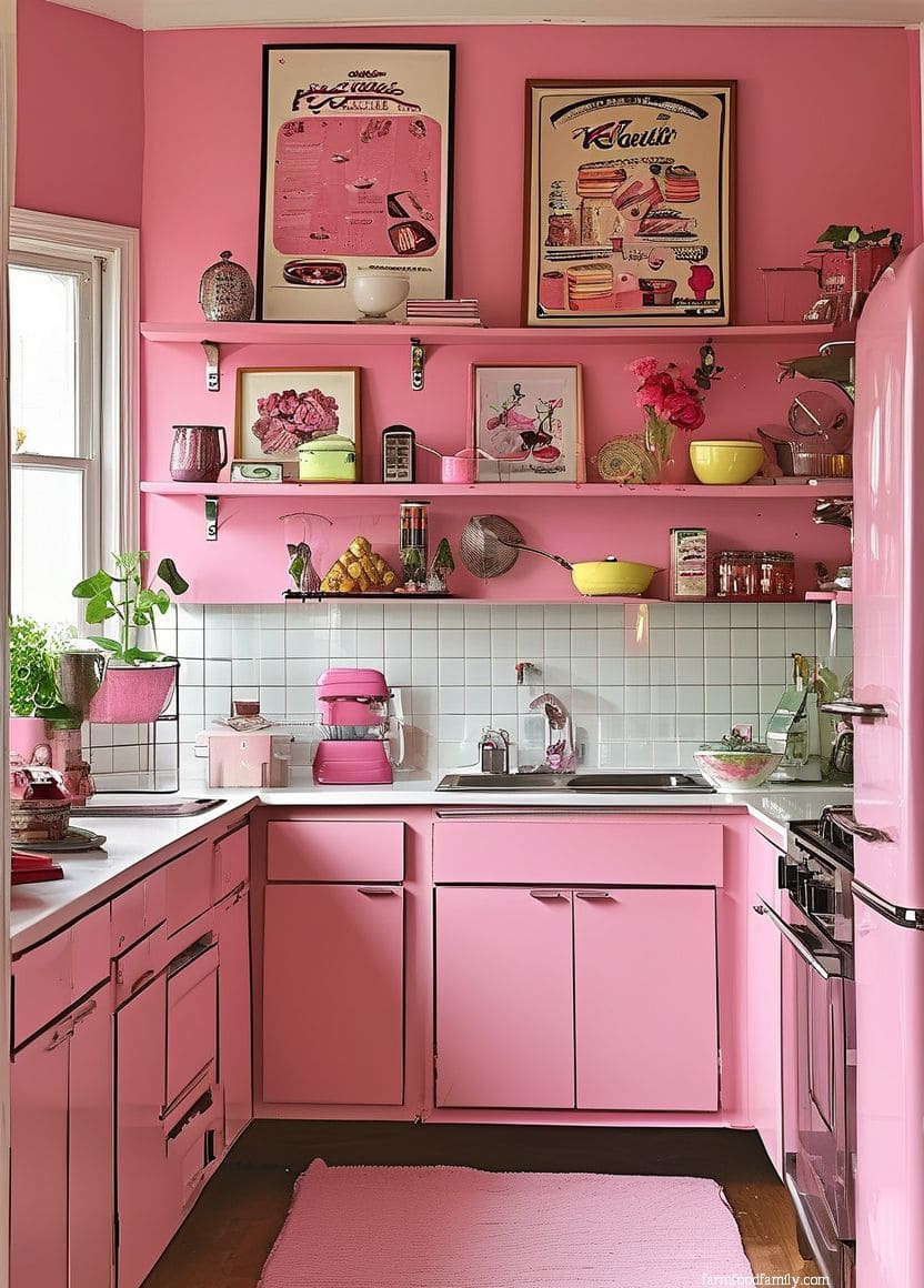 70 Charming Retro Pink Kitchen Ideas For A Stylish Makeover 2026 70 Charming Retro Pink Kitchen Ideas For A Stylish Makeover 2026