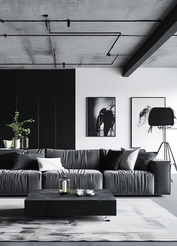 Picture of 35 Industrial Living Room Ideas to Elevate Your Home's Style (2024)