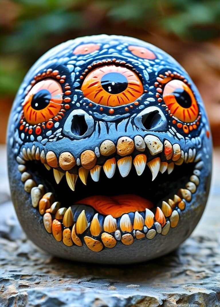 25 Spooky Halloween Rock Painting Ideas to Try This Season (2024)