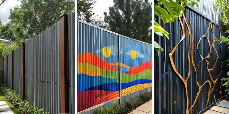 20 Stunning Corrugated Metal Fence Ideas That Will Transform Your Yard