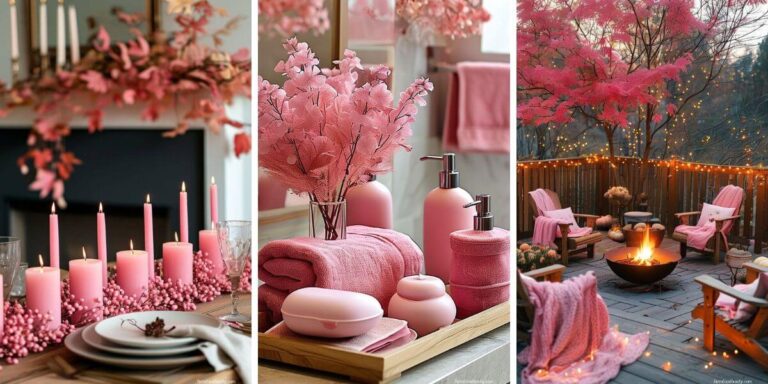 25 Magical Pink Fall Decor Ideas to Brighten Your Autumn