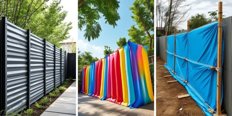 15 Affordable Temporary Fence Ideas for a Quick Backyard Makeover