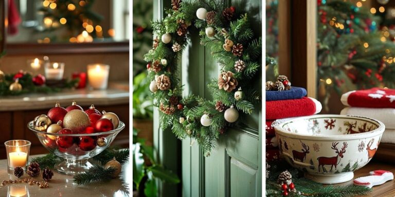60+ Cheerful Christmas Bathroom Decor Ideas for a Happy Holiday