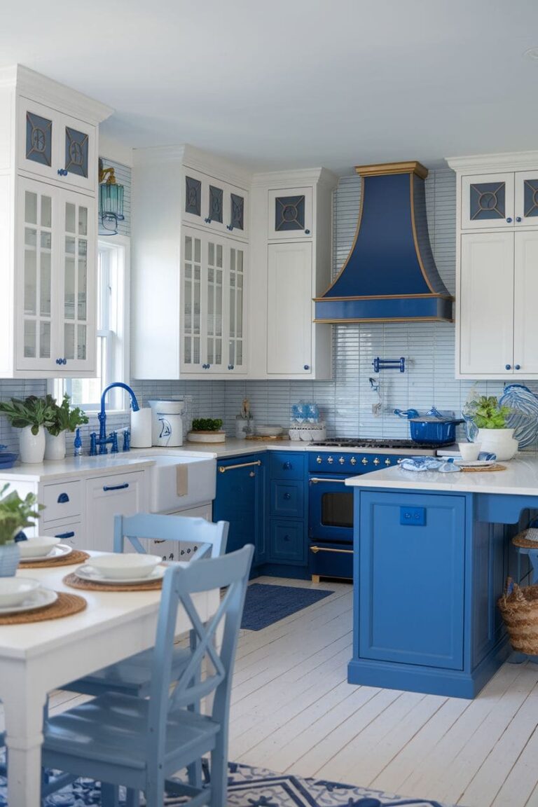 60+ Bold Blue Kitchen Cabinet Ideas for a Modern Makeover (2025)