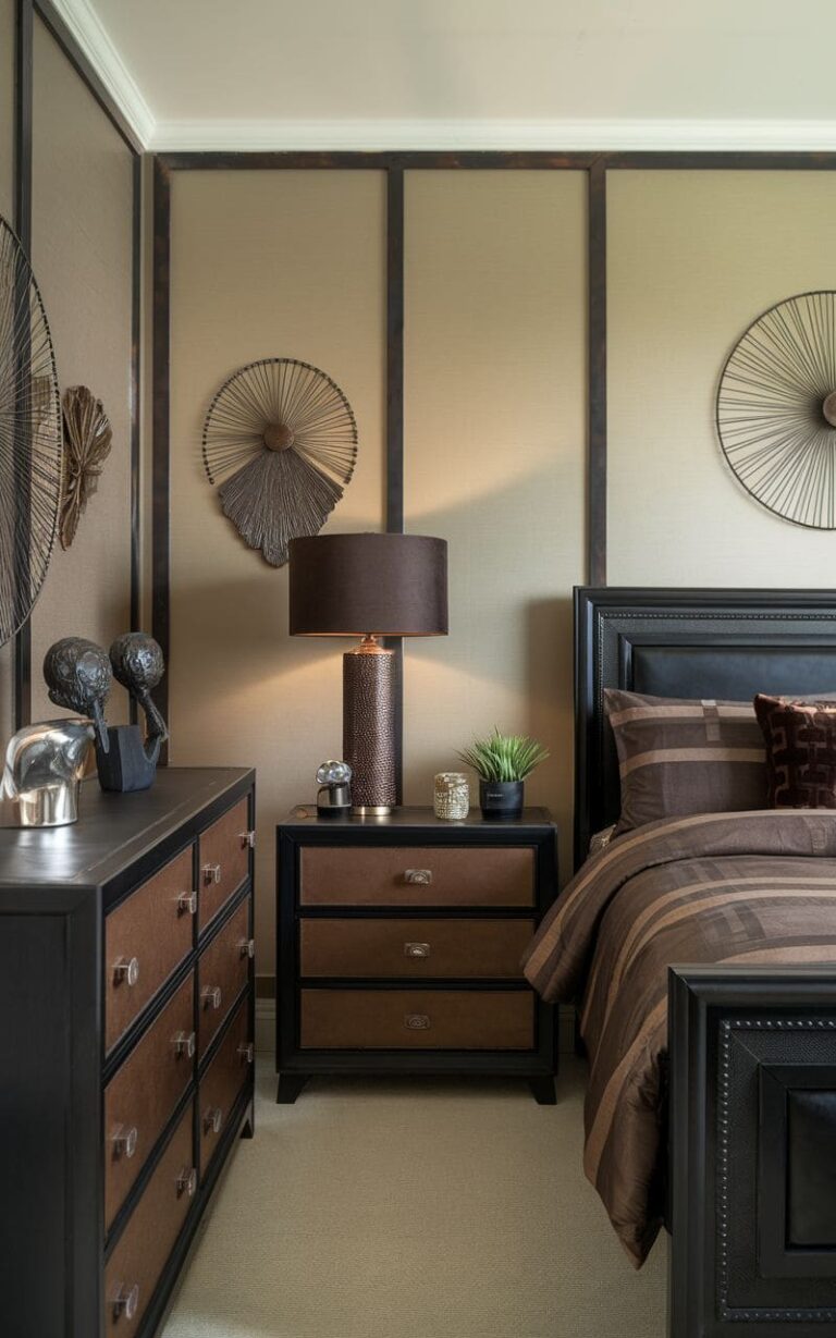 50+ Chic Black and Brown Bedroom Ideas for a Timeless Aesthetic (2025)