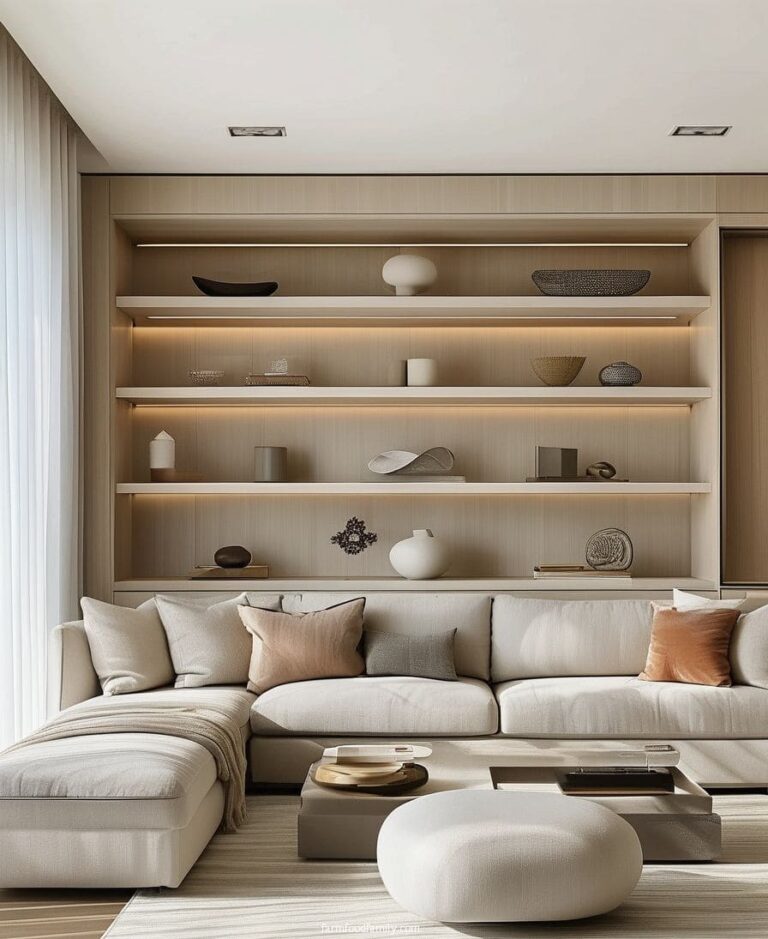 80+ Practical Built-In Shelves That Instantly Upgrade Your Living Room ...