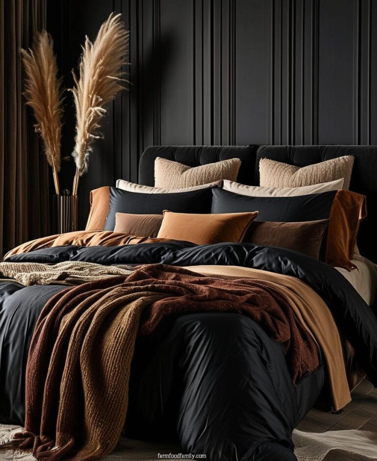 50+ Chic Black and Brown Bedroom Ideas for a Timeless Aesthetic (2025)