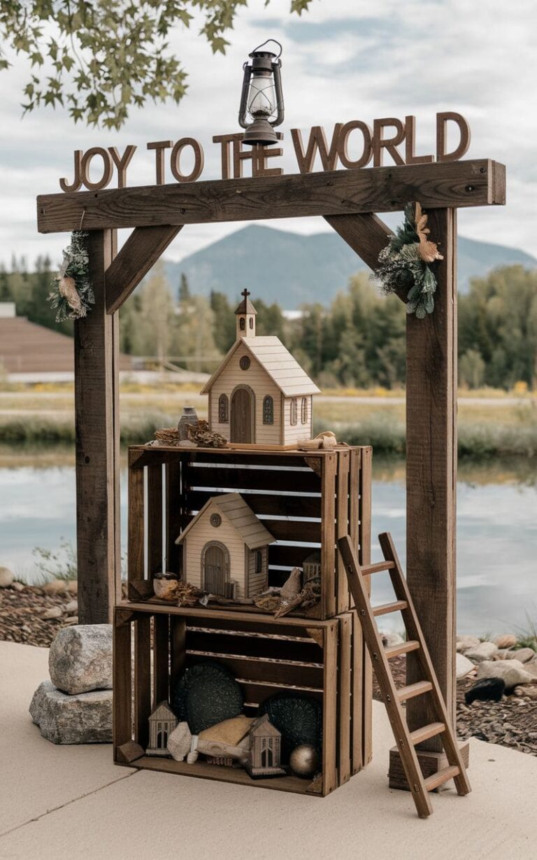 40+ Stunning Nativity Set Display Ideas for a Festive Home This Season ...
