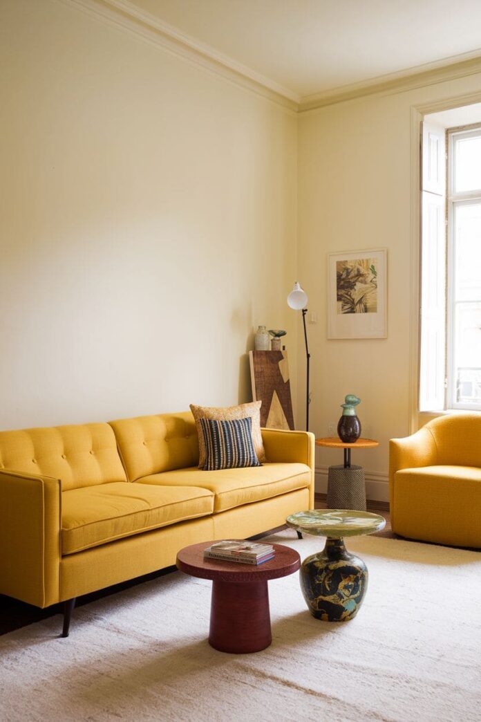 60+ Trendy Yellow Living Room Decor Ideas That Exude Personality (2025)