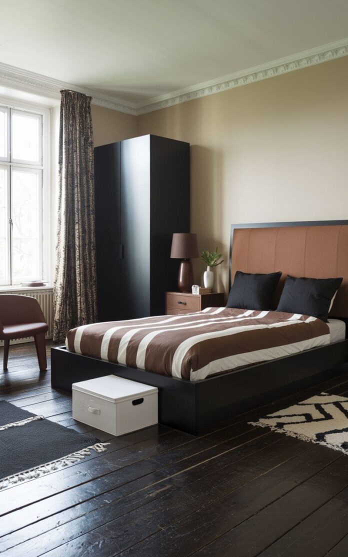 50+ Chic Black and Brown Bedroom Ideas for a Timeless Aesthetic (2025)