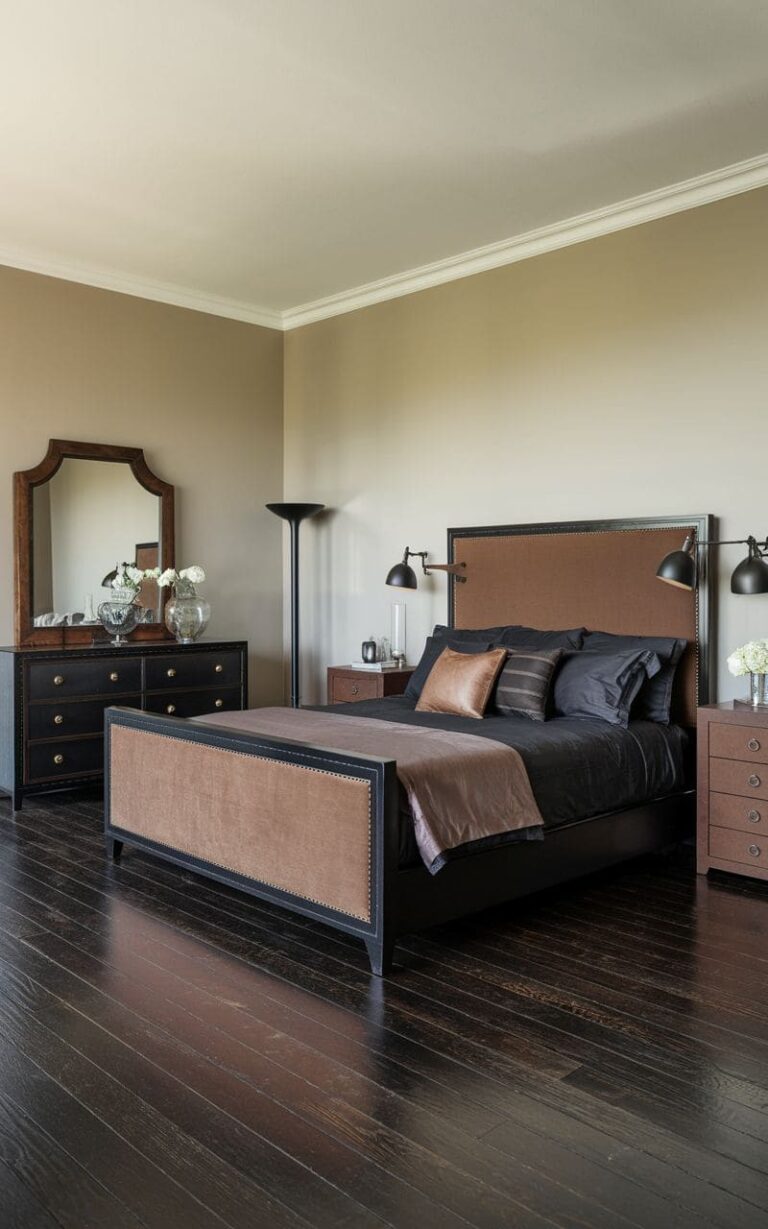 50+ Chic Black and Brown Bedroom Ideas for a Timeless Aesthetic (2025)