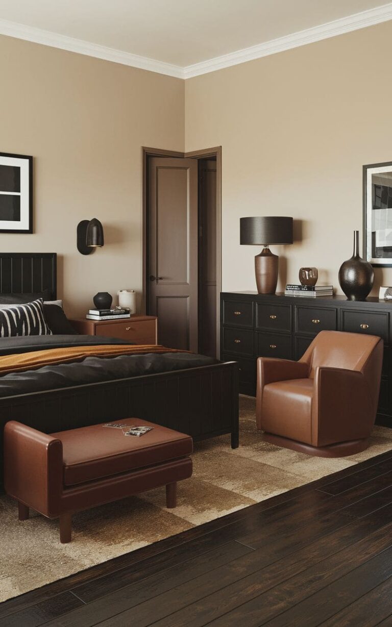 50+ Chic Black and Brown Bedroom Ideas for a Timeless Aesthetic (2025)