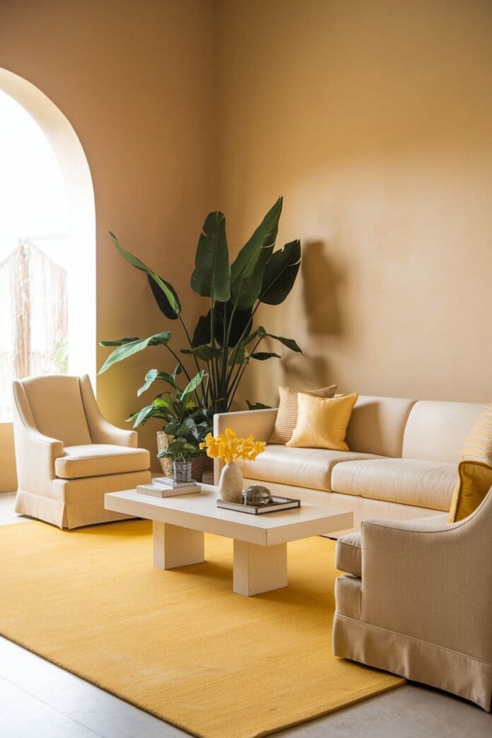 60+ Trendy Yellow Living Room Decor Ideas That Exude Personality (2026)