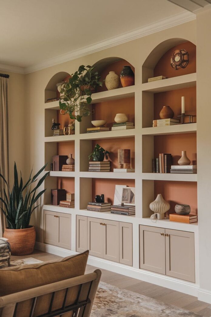 80+ Practical Built-In Shelves That Instantly Upgrade Your Living Room ...