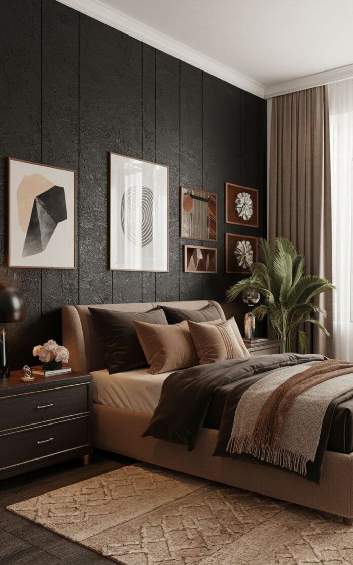 50+ Chic Black and Brown Bedroom Ideas for a Timeless Aesthetic (2025)