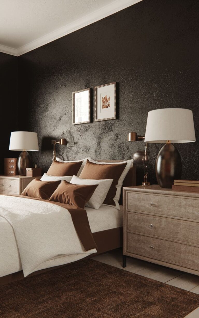 50+ Chic Black and Brown Bedroom Ideas for a Timeless Aesthetic (2025)