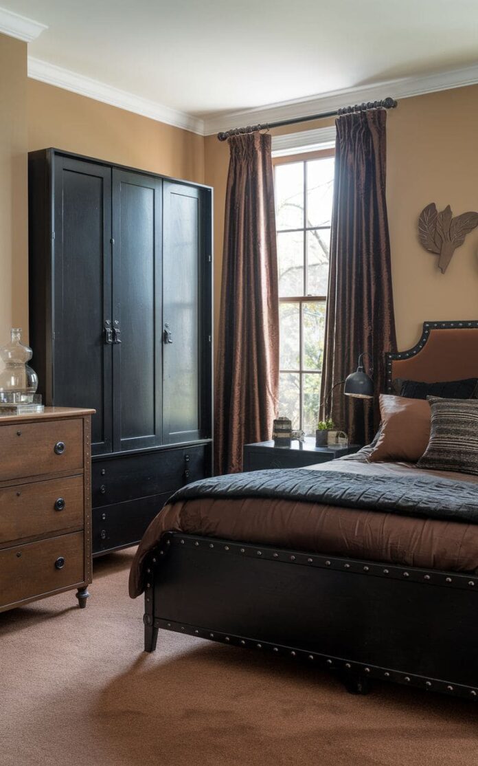 50+ Chic Black and Brown Bedroom Ideas for a Timeless Aesthetic (2025)