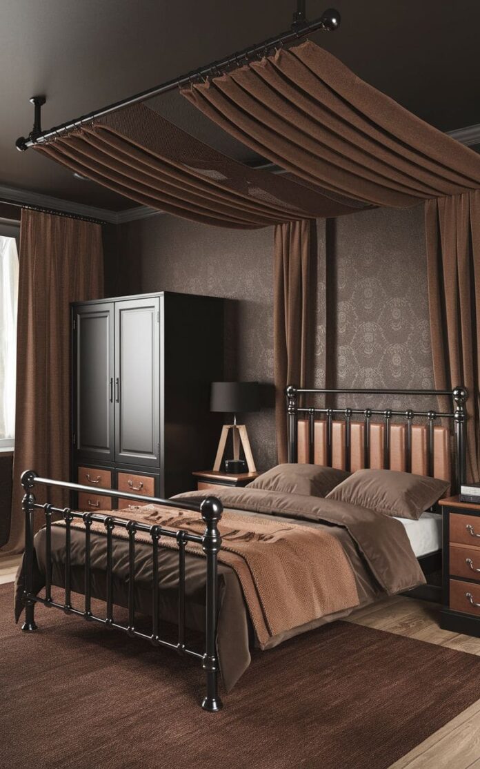 50+ Chic Black and Brown Bedroom Ideas for a Timeless Aesthetic (2025)
