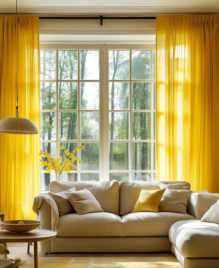 60+ Trendy Yellow Living Room Decor Ideas That Exude Personality (2026)