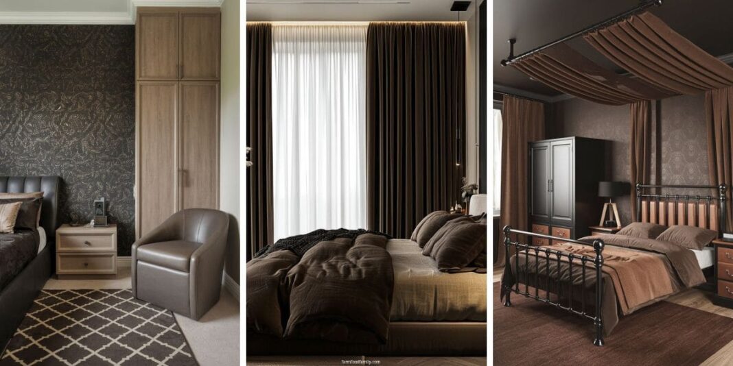 50+ Chic Black and Brown Bedroom Ideas for a Timeless Aesthetic (2025)