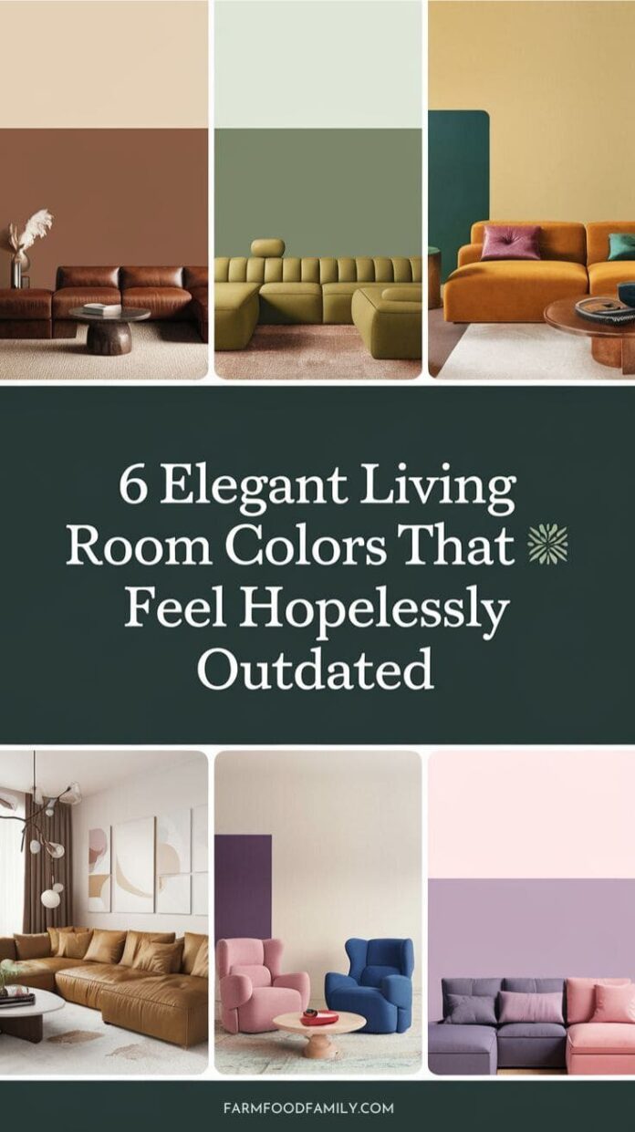 6 Common Living Room Colors Designers Never Recommend In 2025