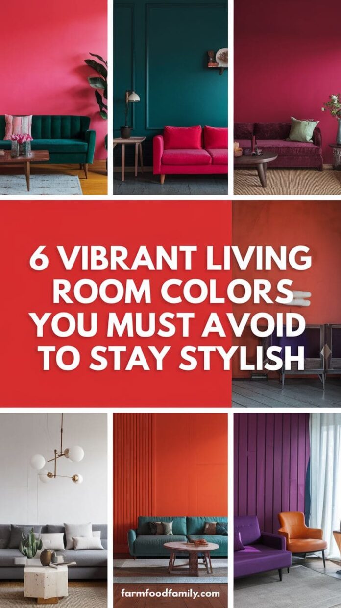 6 Common Living Room Colors Designers Never Recommend In 2025