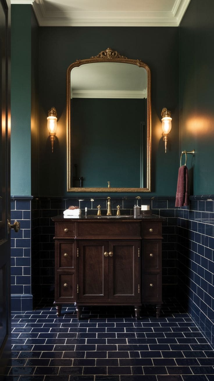 40 Moody Dark Academia Bathroom Ideas To Elevate Your Decor 2026 40 Moody Dark Academia Bathroom Ideas To Elevate Your Decor 2026