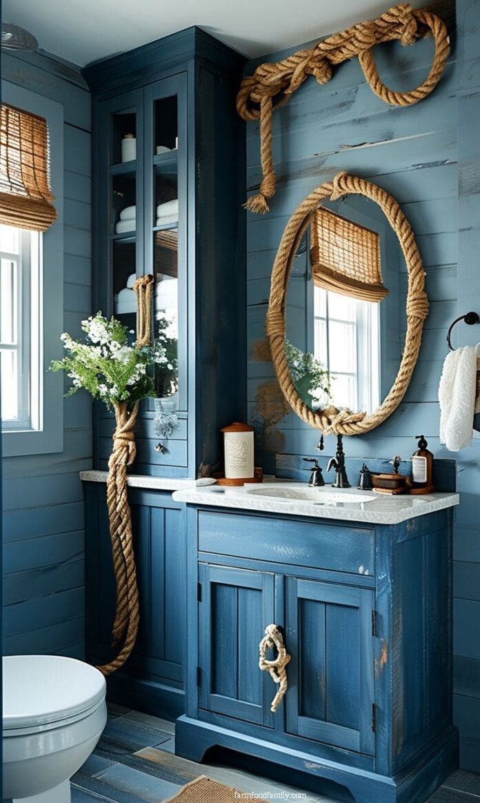 40+ Stunning Moody Blue Bathroom Ideas to Upgrade Your Oasis (2025)