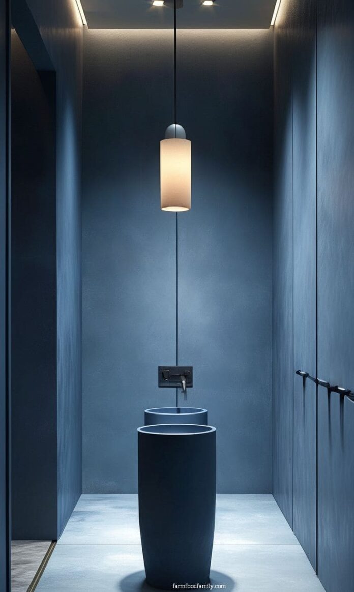 40+ Stunning Moody Blue Bathroom Ideas to Upgrade Your Oasis (2025)