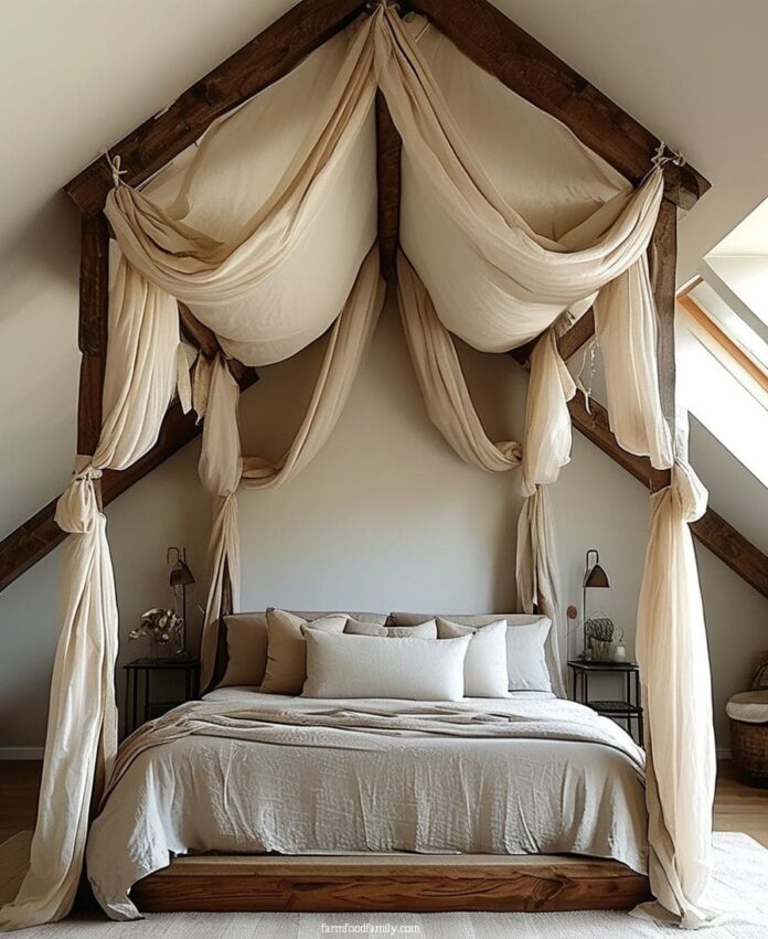40+ Stunning Sloped Ceiling Bedroom Ideas That Maximize Space (2025)