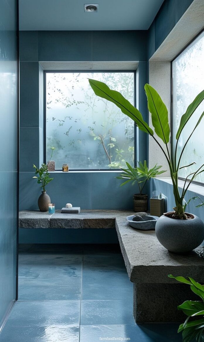 40+ Stunning Moody Blue Bathroom Ideas to Upgrade Your Oasis (2025)