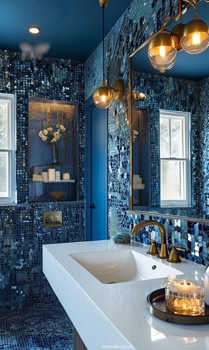 40+ Stunning Moody Blue Bathroom Ideas to Upgrade Your Oasis (2025)