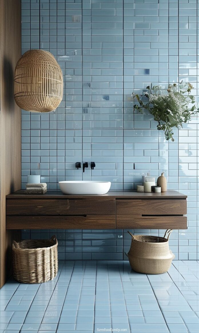 40+ Stunning Moody Blue Bathroom Ideas to Upgrade Your Oasis (2025)
