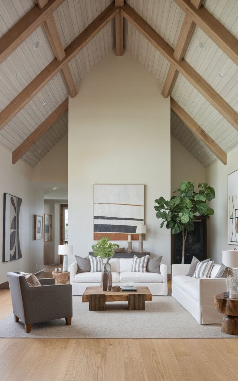 40+ Clever Sloped Ceiling Living Room Ideas That Maximize Space (2025)