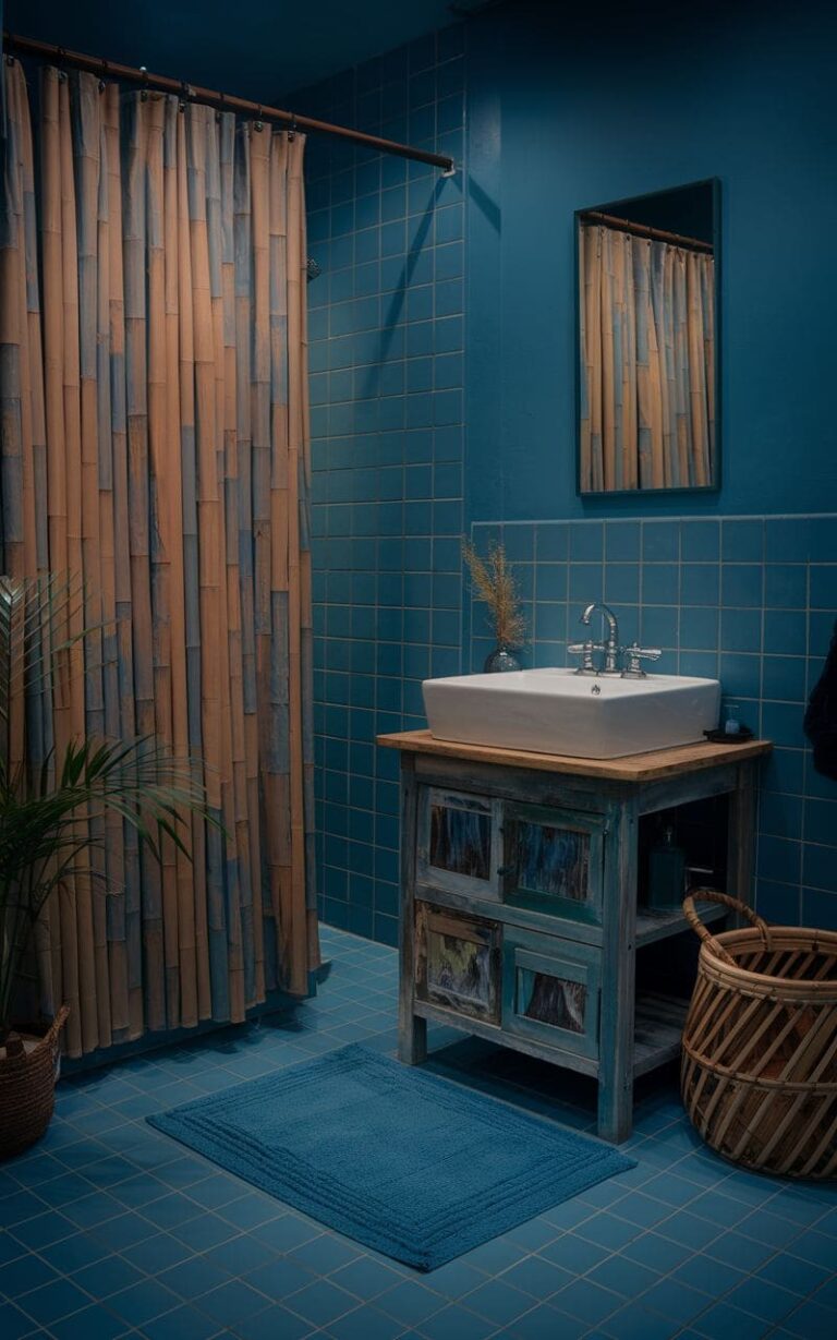 40+ Stunning Moody Blue Bathroom Ideas to Upgrade Your Oasis (2025)