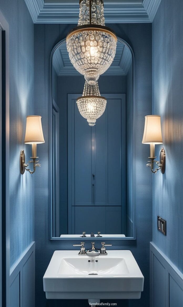 40+ Stunning Moody Blue Bathroom Ideas to Upgrade Your Oasis (2025)