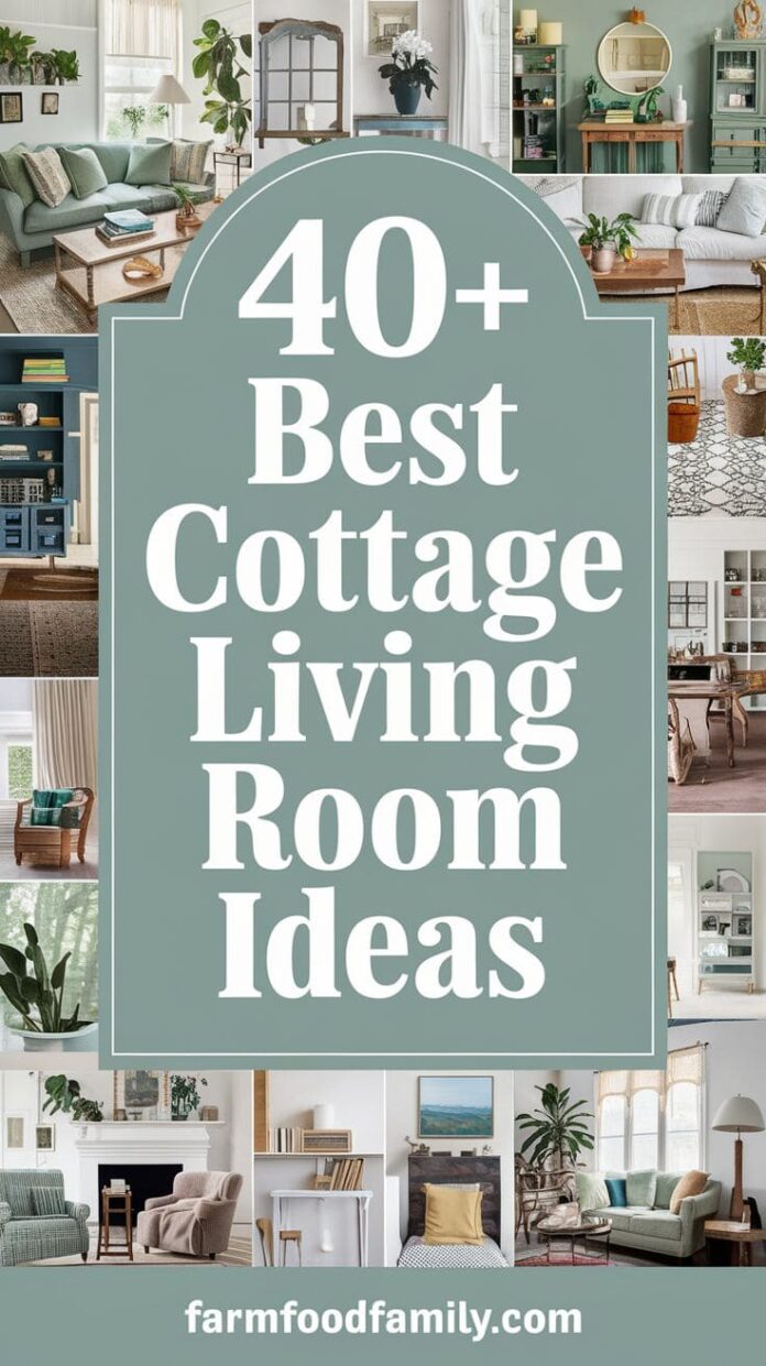 40+ Charming Cottage Living Room Ideas for a Warm and Inviting Home (2026)