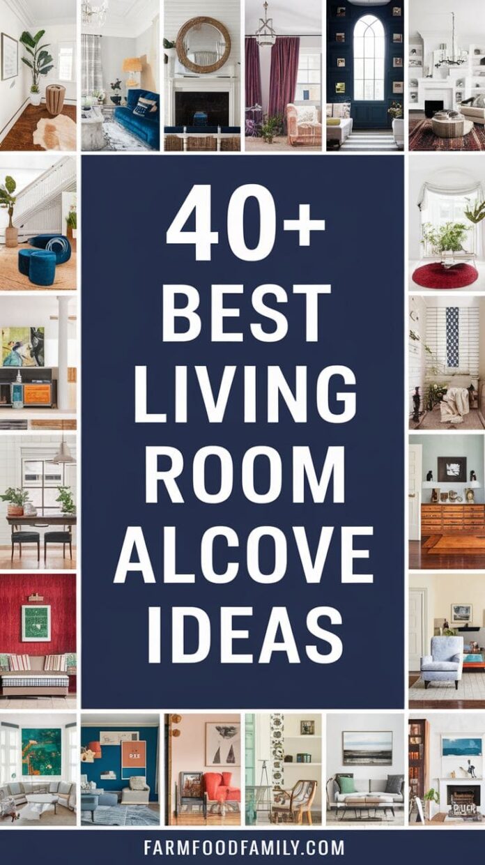 40+ Clever Living Room Alcove Ideas for Small Spaces (2026)