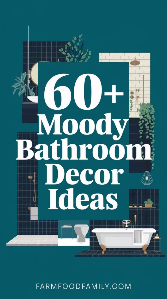 60+ Cozy Moody Bathroom Ideas for a Relaxing Retreat (2025 ...
