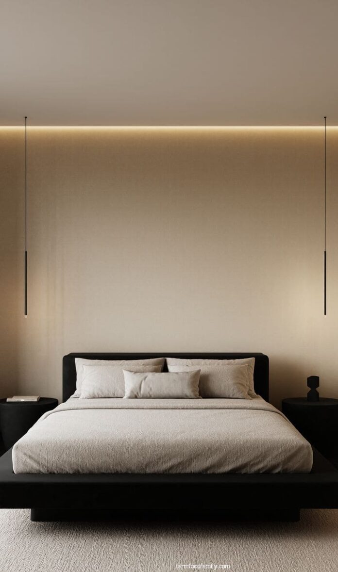 40+ Cozy Beige and Black Bedroom Ideas You’ll Instantly Love (2025 ...