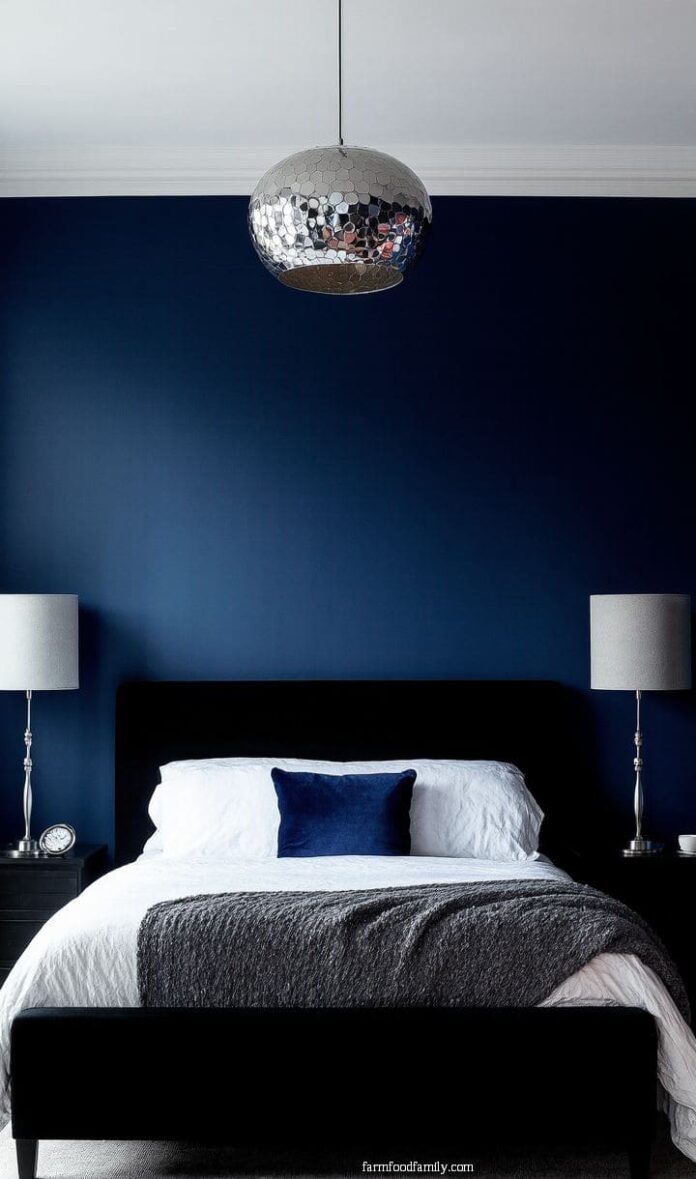40+ Stunning Blue and Black Bedroom Ideas You???ll Instantly Love (2025