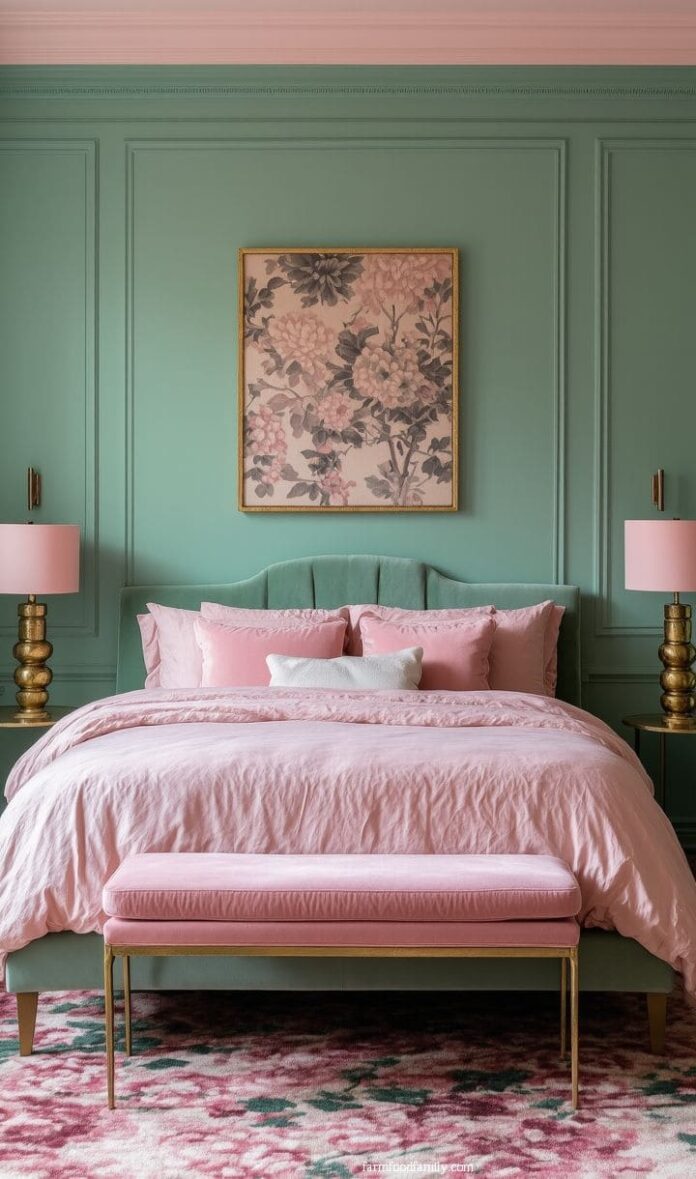 40+ Stunning Pink and Sage Green Bedroom Ideas You Need to See (2026 ...