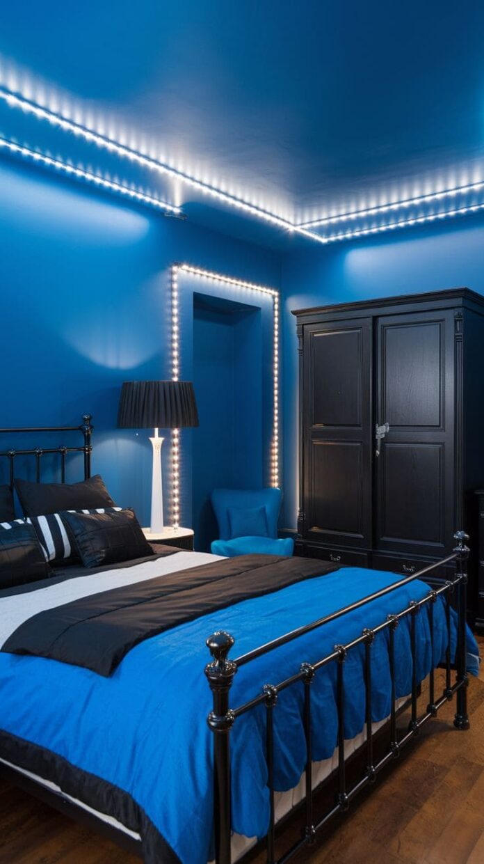 40+ Stunning Blue and Black Bedroom Ideas You’ll Instantly Love (2025