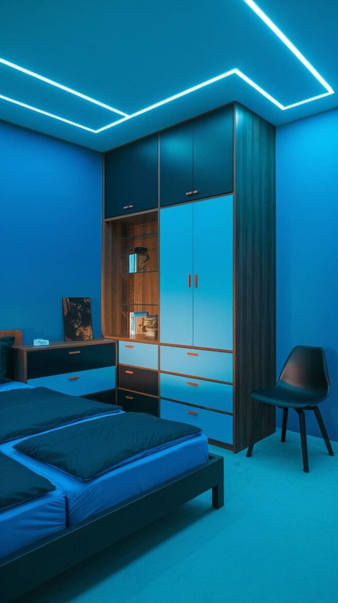 40+ Stunning Blue and Black Bedroom Ideas You’ll Instantly Love (2026 ...