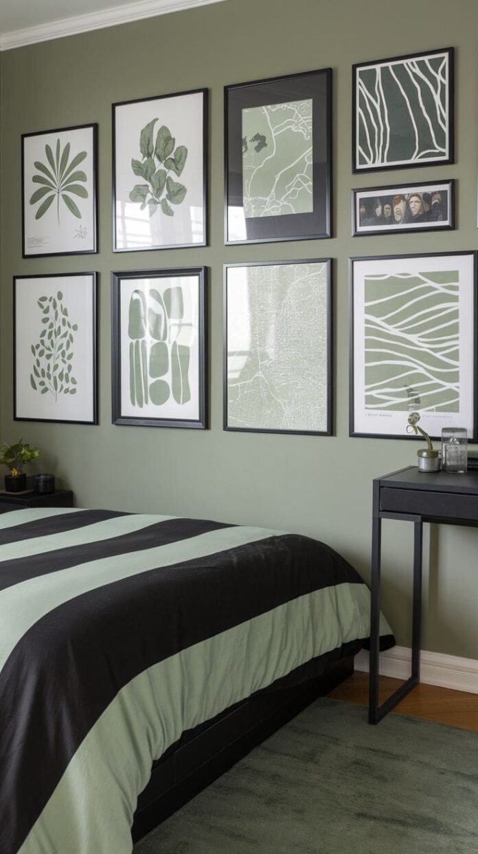 40+ Bold Black and Sage Green Bedroom Ideas That Feel Like Luxury (2025) | FarmFoodFamily