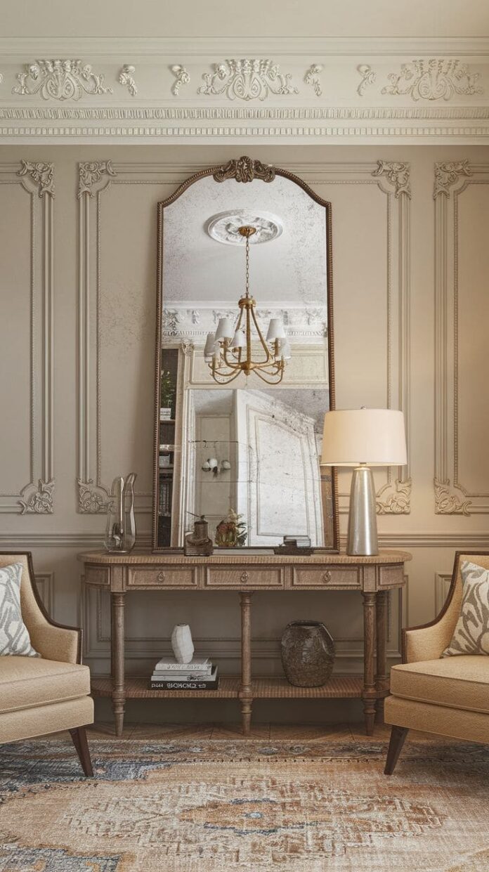 40+ Charming Living Room Mirror Decorating Ideas to Try Today (2025 ...