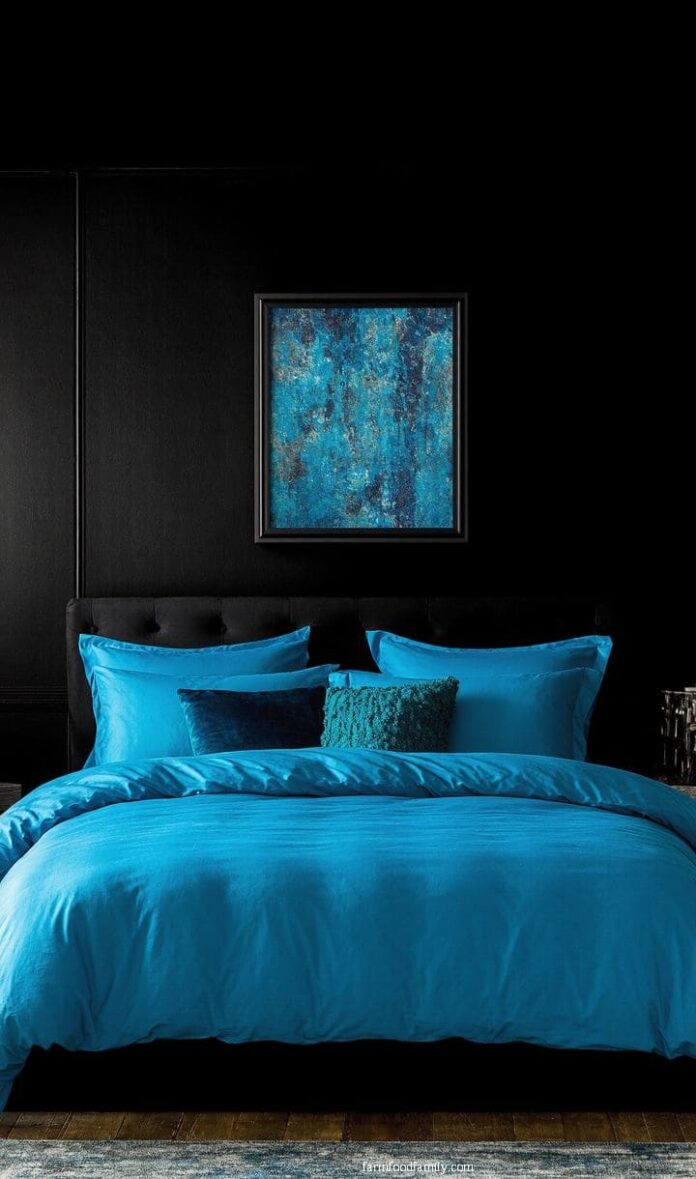40+ Stunning Blue and Black Bedroom Ideas You’ll Instantly Love (2025