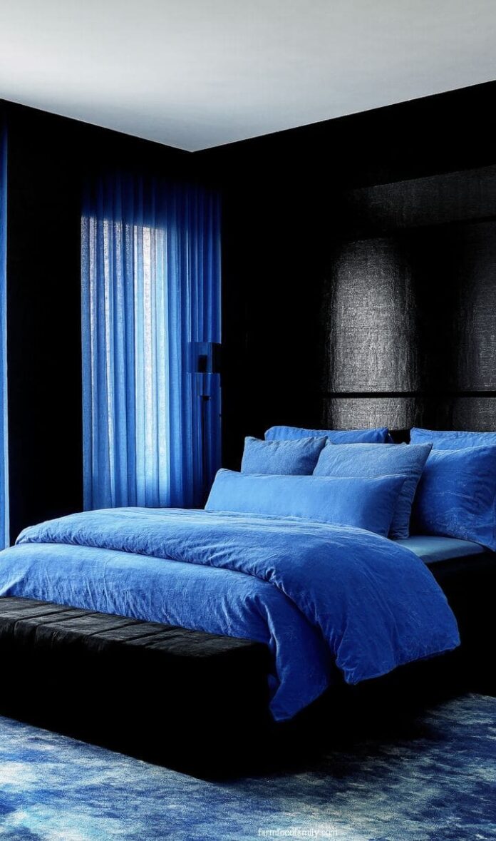 40+ Stunning Blue and Black Bedroom Ideas You’ll Instantly Love (2025