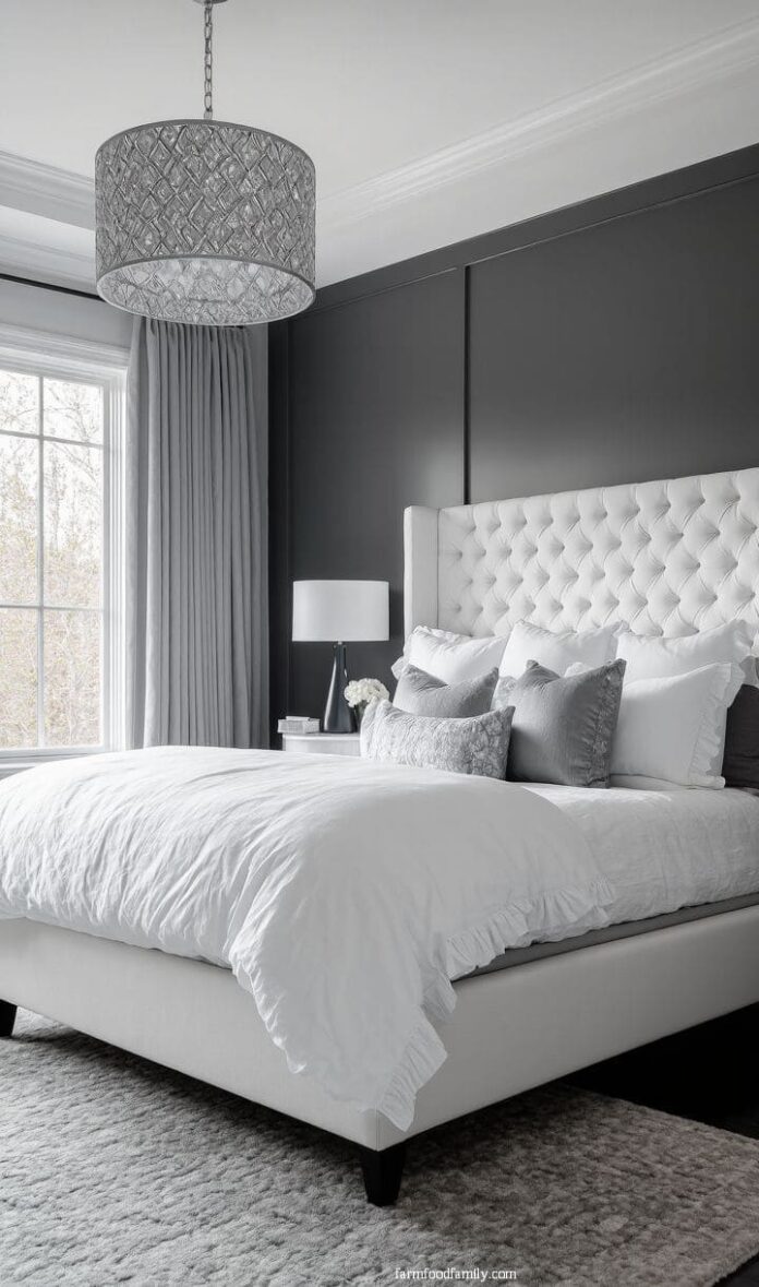 40+ Cozy Grey and White Bedroom Ideas for a Relaxing Retreat (2025 ...